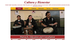 Desktop Screenshot of culturaybienestar.com